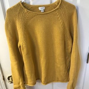 J Crew Yellow Sweater